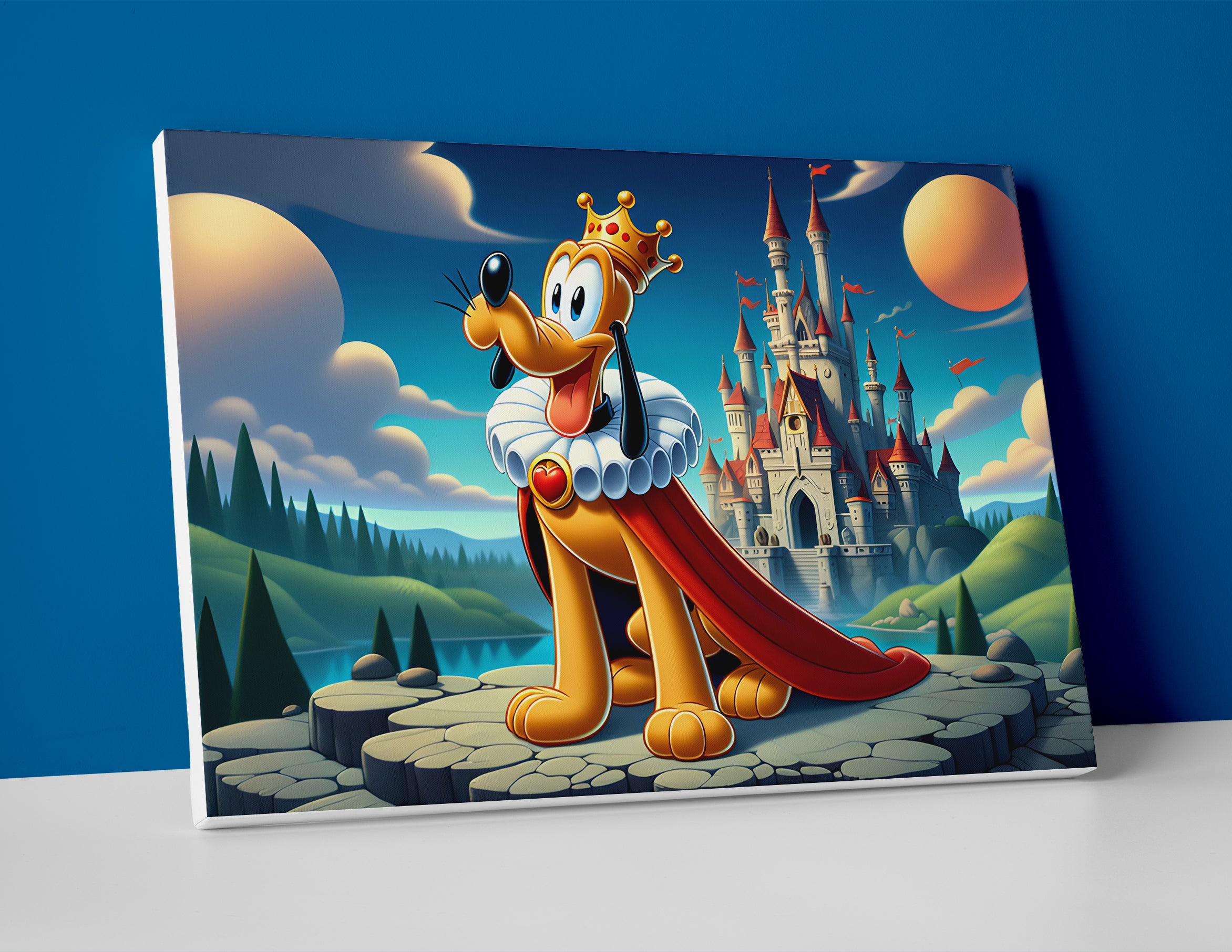 Pluto Poster or Canvas Print Wall Art disney character decor